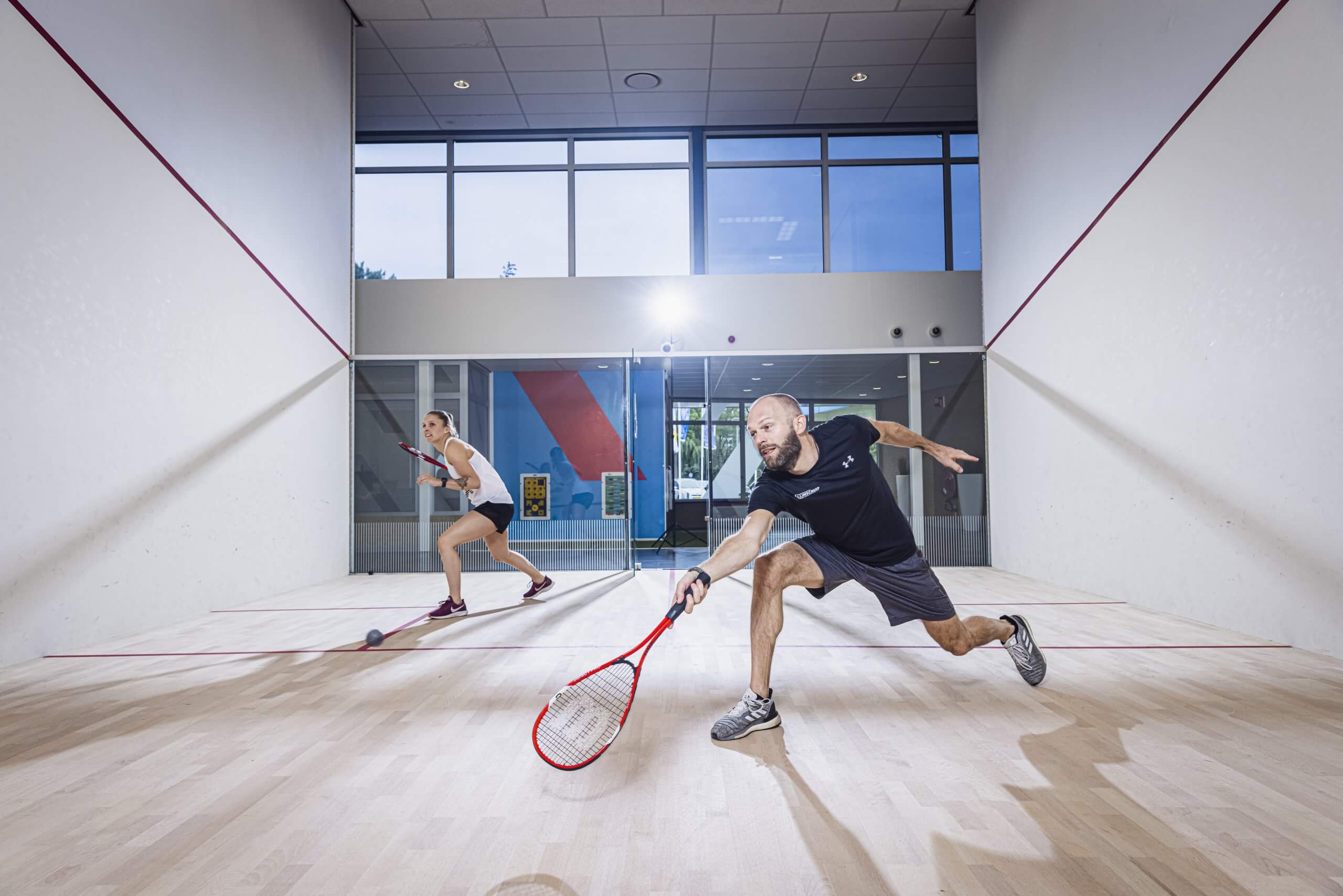 Squashen op De Wilgenring