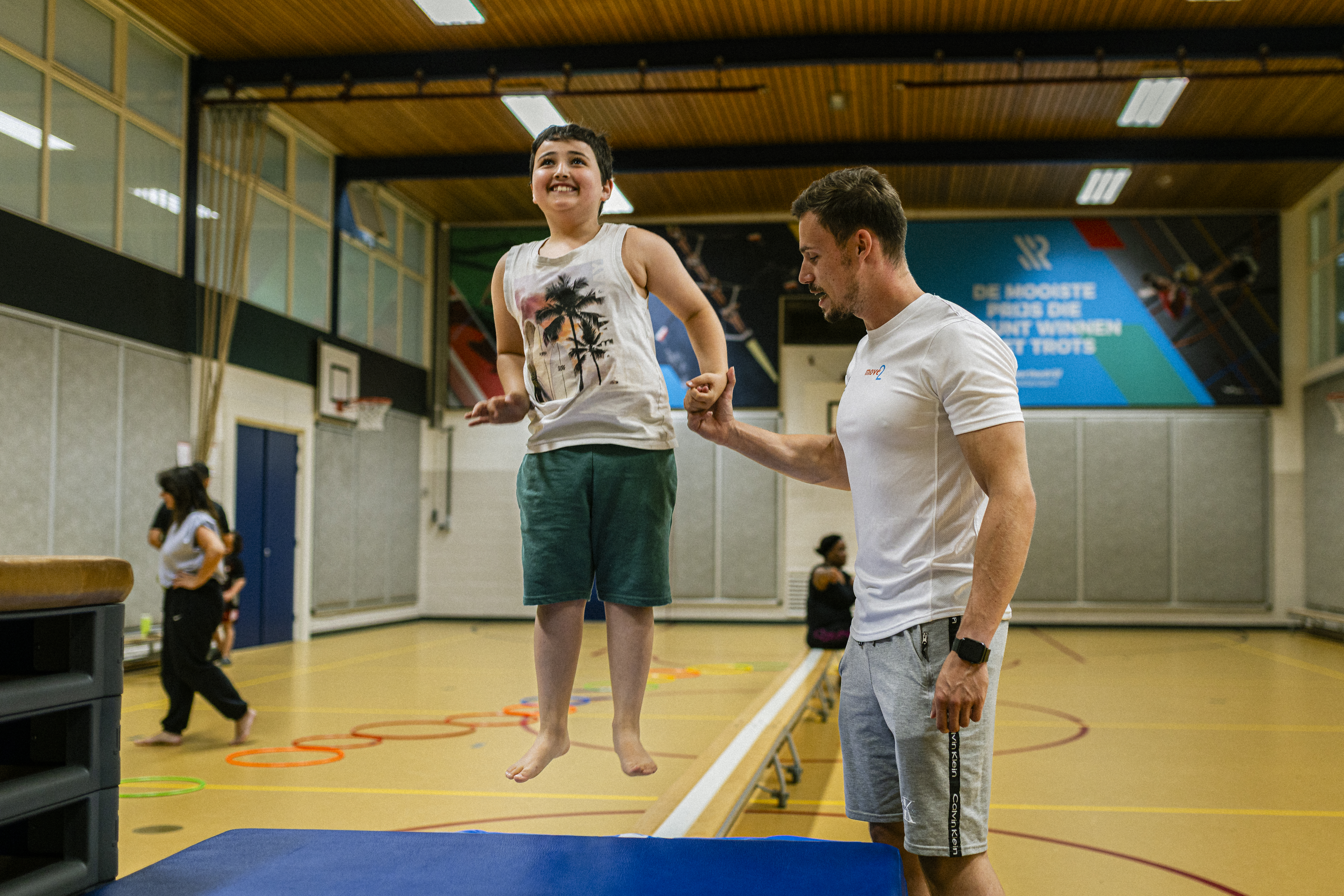 Stichting Move2Exceed startte een ouder-kind-les