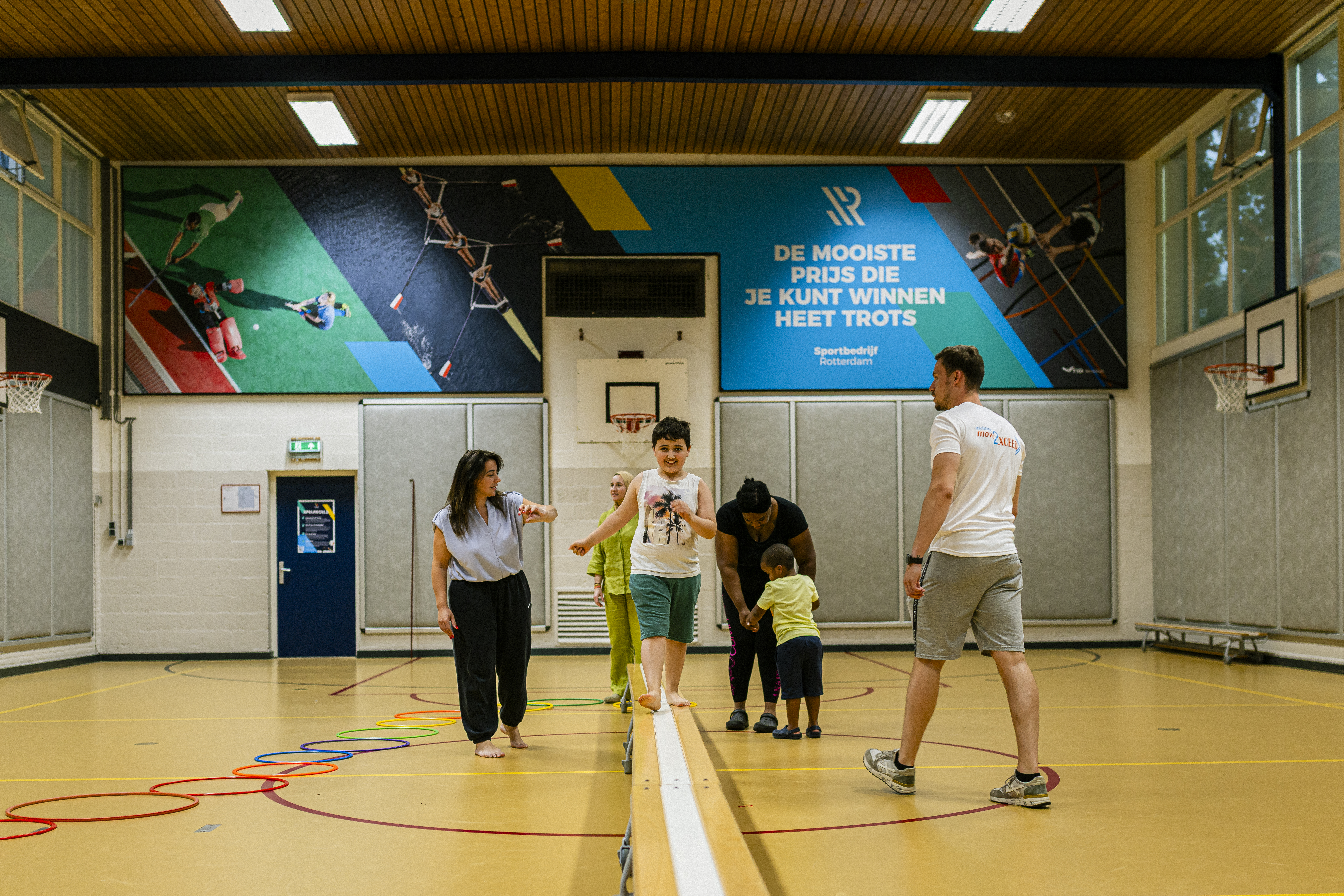Stichting Move2Exceed startte een ouder-kind-les